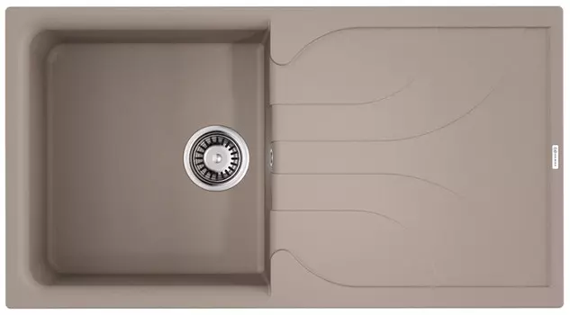 Кухонная мойка Tetogranit Omoikiri Yasugata 100-SA бежевый 4993846