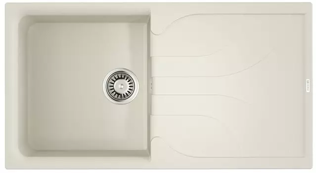 Кухонная мойка Tetogranit Omoikiri Yasugata 100-WH белый 4993847