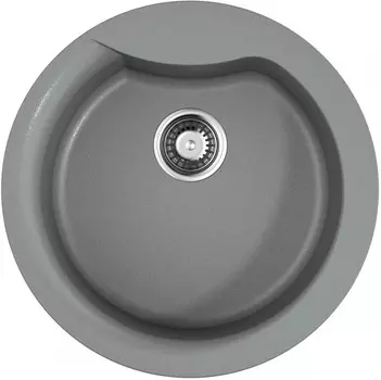 Кухонная мойка Tetogranit Omoikiri Yasugata 48R-GR ленинградский серый 4993547
