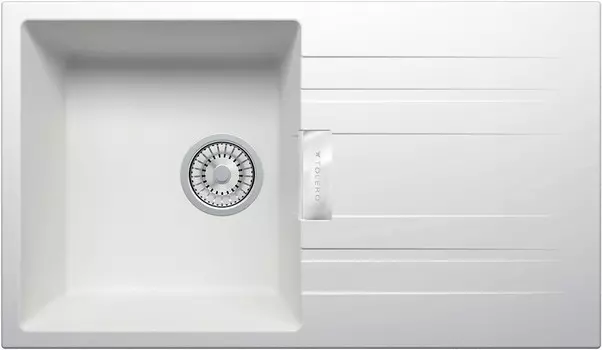 Кухонная мойка Tolero белый TL-750 №923