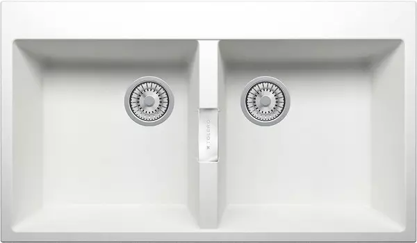 Кухонная мойка Tolero белый TL-862 №923