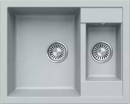 Кухонная мойка Tolero R-109 платина 855878