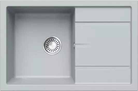 Кухонная мойка Tolero R-112 платина 855939