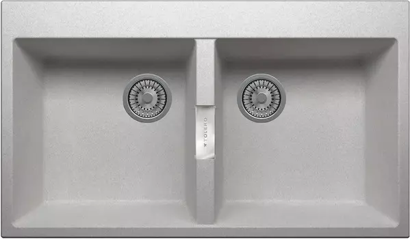 Кухонная мойка Tolero серый металлик TL-862 №001