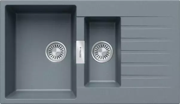 Кухонная мойка Tolero TL-860 грей 856332