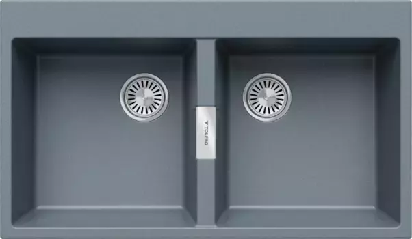 Кухонная мойка Tolero TL-862 грей 856363