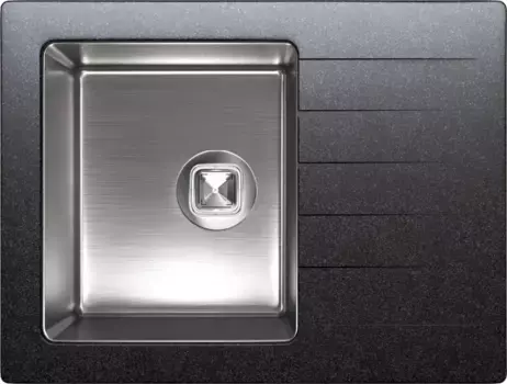 Кухонная мойка Tolero TTS-660 нержавеющая сталь/уголь 943957