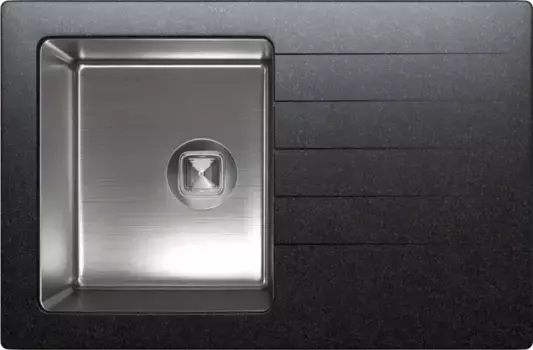 Кухонная мойка Tolero TTS-760 нержавеющая сталь/уголь 944008