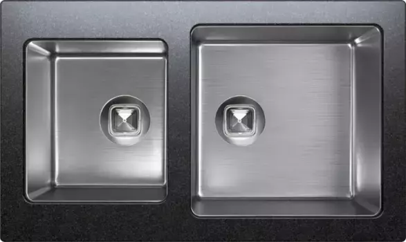 Кухонная мойка Tolero TTS-840 нержавеющая сталь/уголь 944053