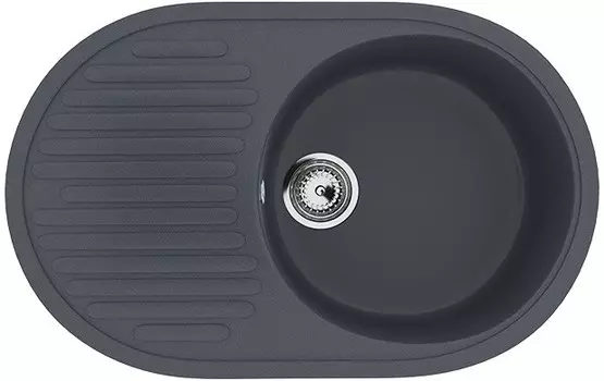 Кухонная мойка Ulgran антрацит U-107-343