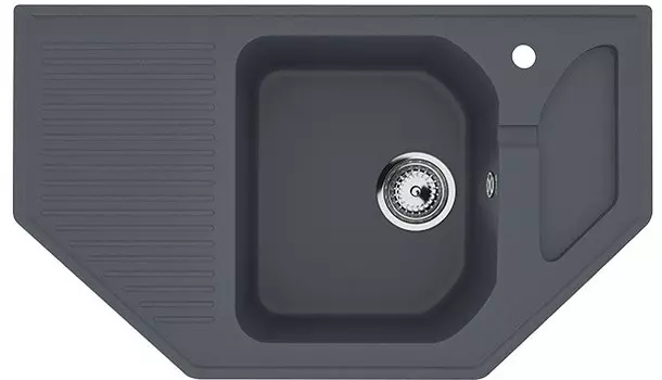 Кухонная мойка Ulgran антрацит U-109-343