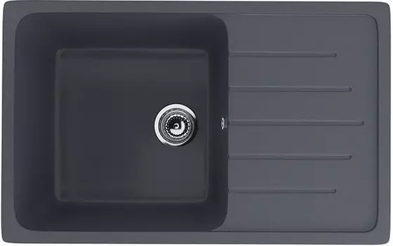 Кухонная мойка Ulgran антрацит U-400-343