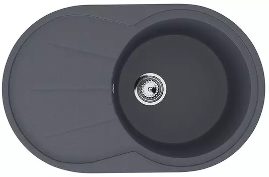 Кухонная мойка Ulgran антрацит U-503-343