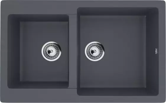Кухонная мойка Ulgran антрацит U-505-343