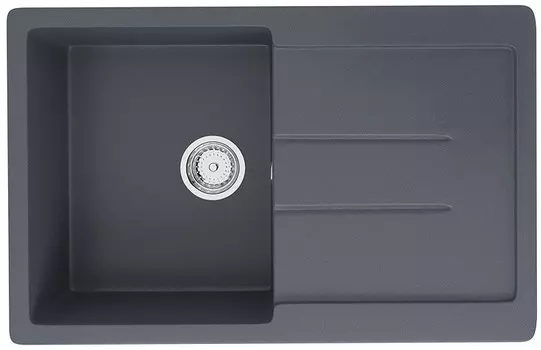 Кухонная мойка Ulgran антрацит U-507-343