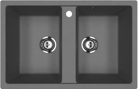 Кухонная мойка Ulgran антрацит U-608-343