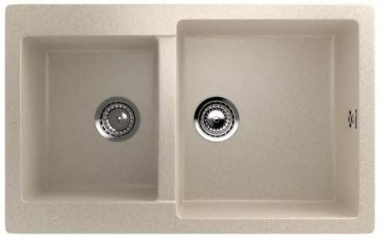 Кухонная мойка Ulgran бежевый U-505-328