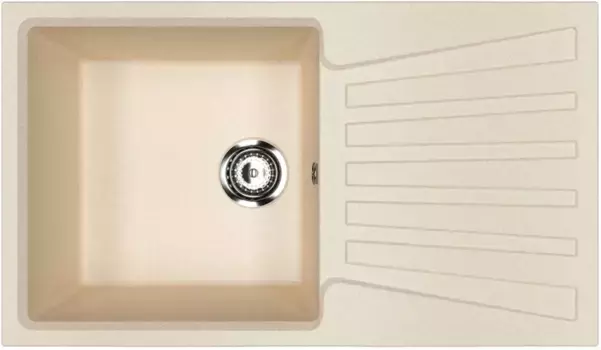 Кухонная мойка Ulgran бежевый U-703-328