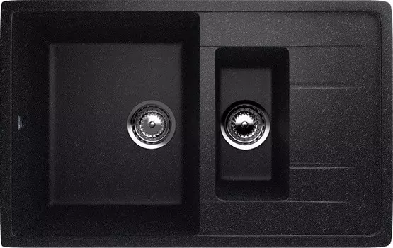 Кухонная мойка Ulgran черный U-205-308