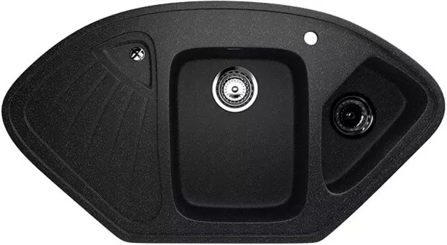 Кухонная мойка Ulgran черный U-501-308