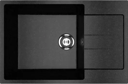 Кухонная мойка Ulgran черный U-602-308