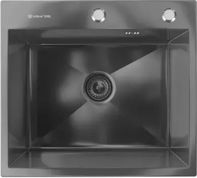 Кухонная мойка Ulgran черный US 500-002