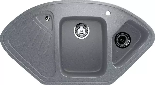 Кухонная мойка Ulgran графит U-501-342