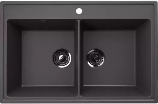 Кухонная мойка Ulgran мокрый асфальт Ruma 780-09