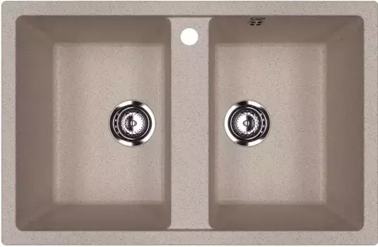 Кухонная мойка Ulgran песочный U-608-302