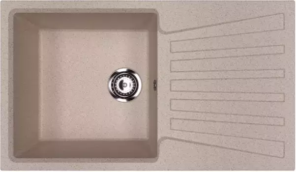 Кухонная мойка Ulgran песочный U-703-302