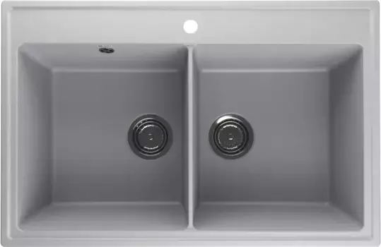 Кухонная мойка Ulgran платина Ruma 780-04