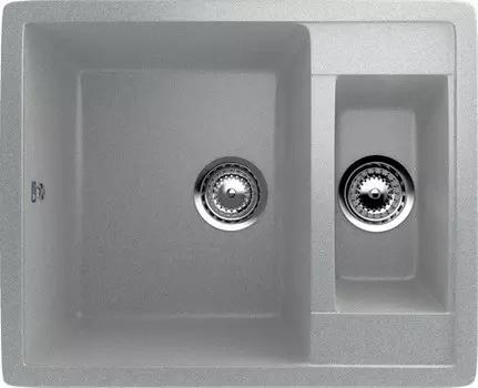 Кухонная мойка Ulgran серый U-106-310