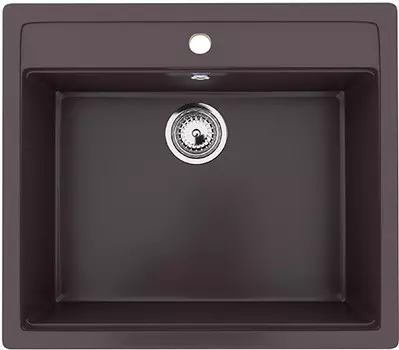 Кухонная мойка Ulgran шоколад U-104-345