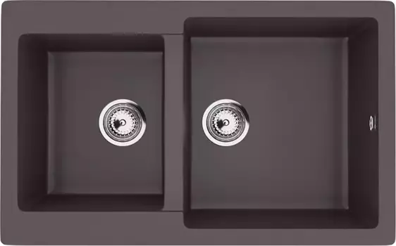 Кухонная мойка Ulgran шоколад U-505-345