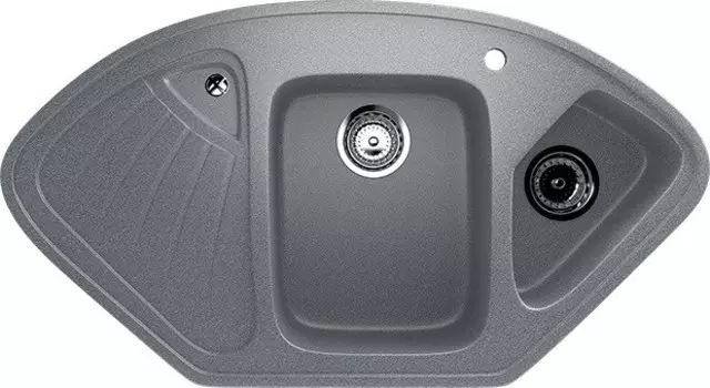 Кухонная мойка Ulgran темно-серый U-501-309