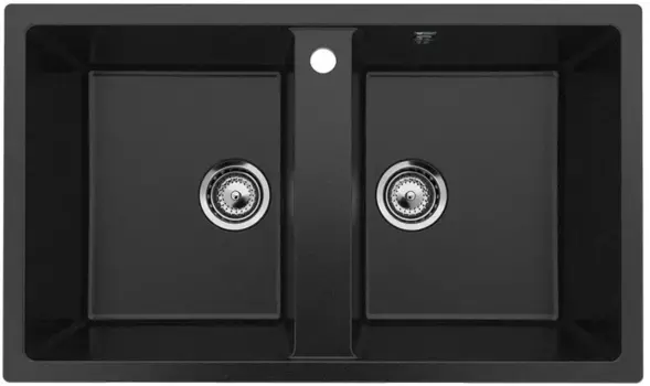 Кухонная мойка Ulgran U-708-308 86x51 см, черный