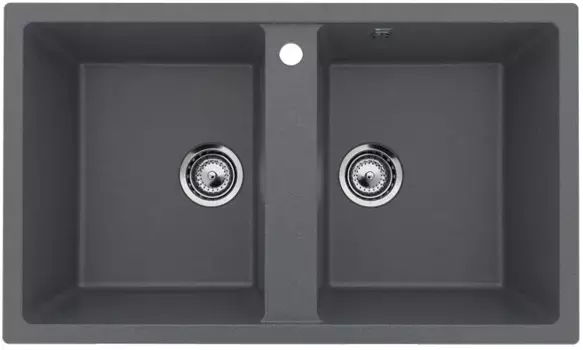 Кухонная мойка Ulgran U-708-343 86x51 см, антрацит