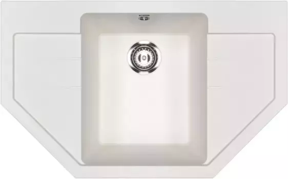 Кухонная мойка Ulgran ультра-белый U-609-341
