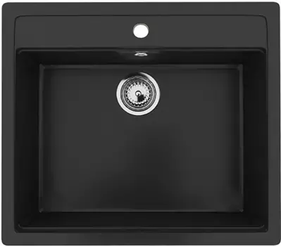 Кухонная мойка Ulgran ультра-черный U-104-344