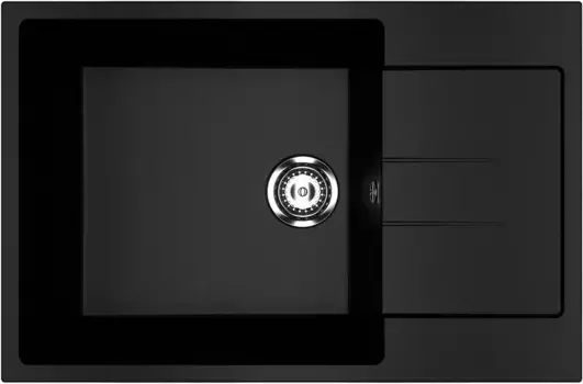 Кухонная мойка Ulgran ультра-черный U-602-344