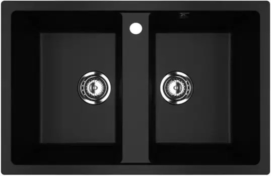 Кухонная мойка Ulgran ультра-черный U-608-344