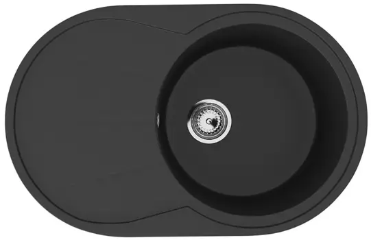 Кухонная мойка Ulgran ультра-черный U-503-344