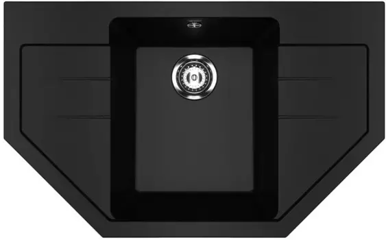 Кухонная мойка Ulgran ультра-черный U-609-344