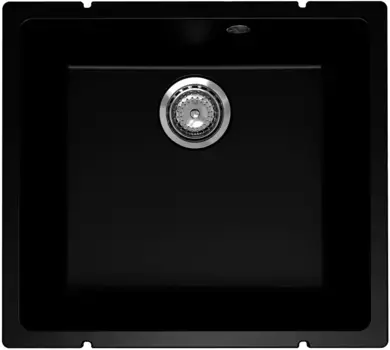 Кухонная мойка Ulgran Under 450-07 50x45 см, уголь