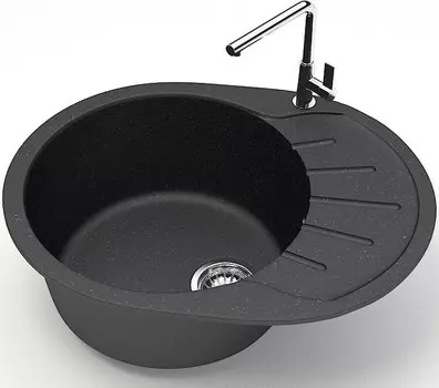Кухонная мойка Zett Lab Модель 10 черный матовый T010Q004