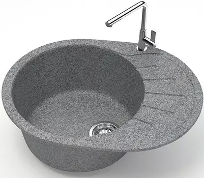 Кухонная мойка Zett Lab Модель 10 темно-серый матовый T010Q008