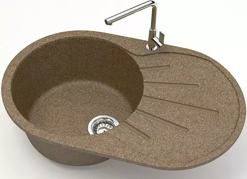 Кухонная мойка Zett Lab Модель 110 терракот матовый T110Q009