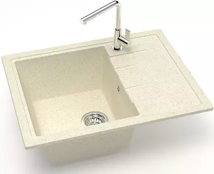 Кухонная мойка Zett Lab Модель 150 бежевый матовый T150Q002