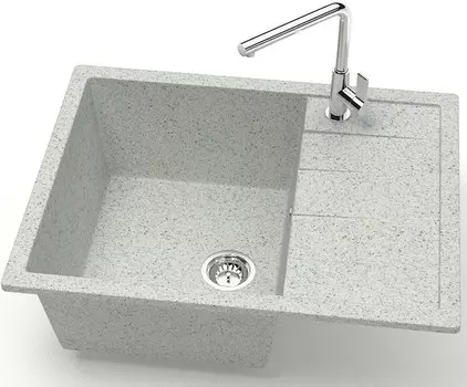 Кухонная мойка Zett Lab Модель 151 светло-серый матовый T151Q010