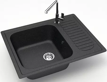 Кухонная мойка Zett Lab Модель 15 черный матовый T015Q004
